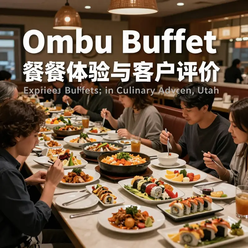Diners enjoying a vibrant meal experience at Ombu Buffet.