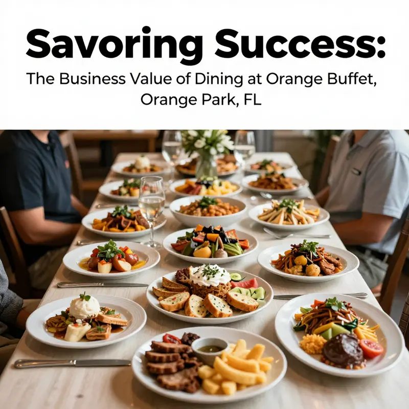 An inviting dining table experience featuring a selection of dishes from Orange Buffet, showcasing community engagement.