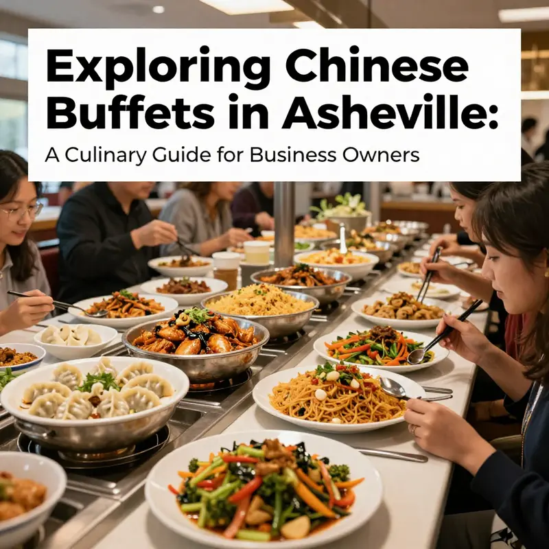 A diverse selection of mouth-watering dishes available at Chinese buffets in Asheville.