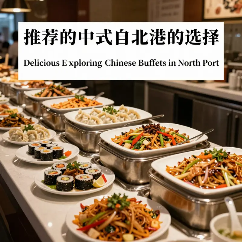 A selection of delightful dishes from top-rated Chinese buffets in North Port.