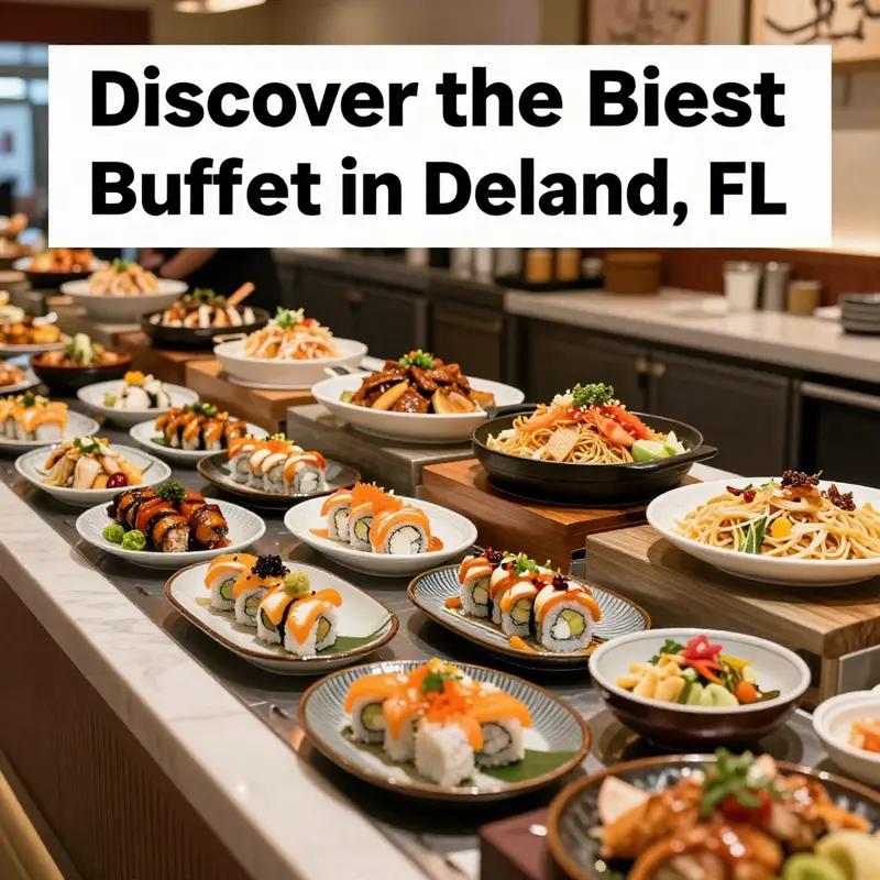 The inviting atmosphere of Sakura Buffet, featuring a diverse selection of Asian dishes.
