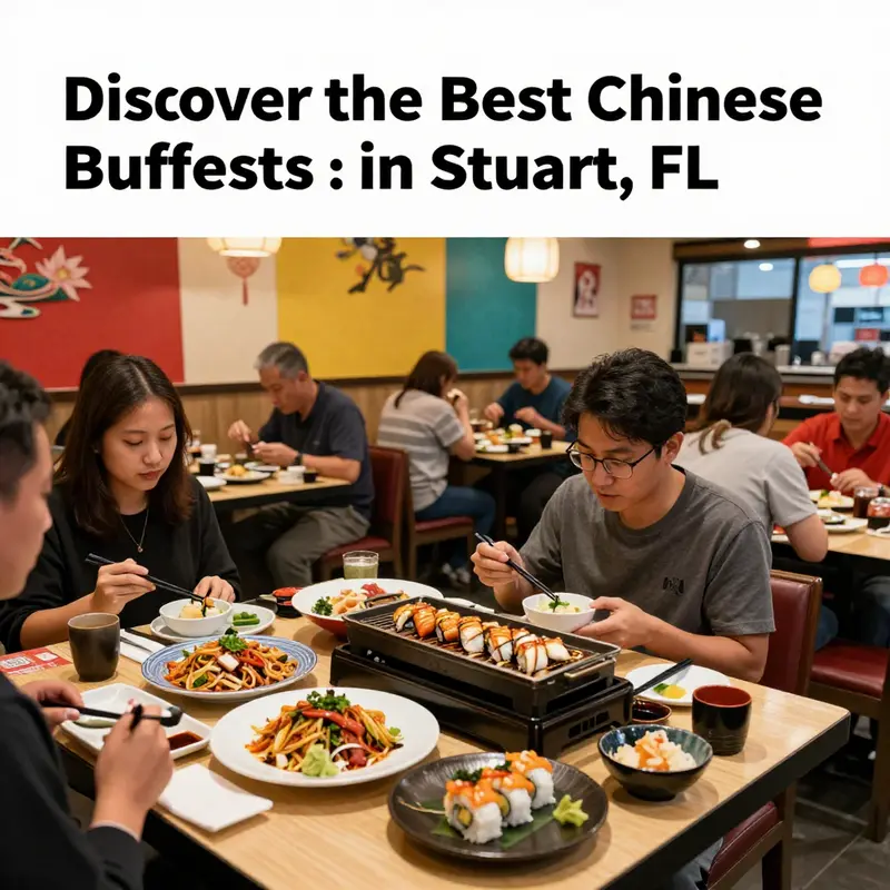Guests enjoying a diverse selection of dishes at Sakura Japanese Buffet.