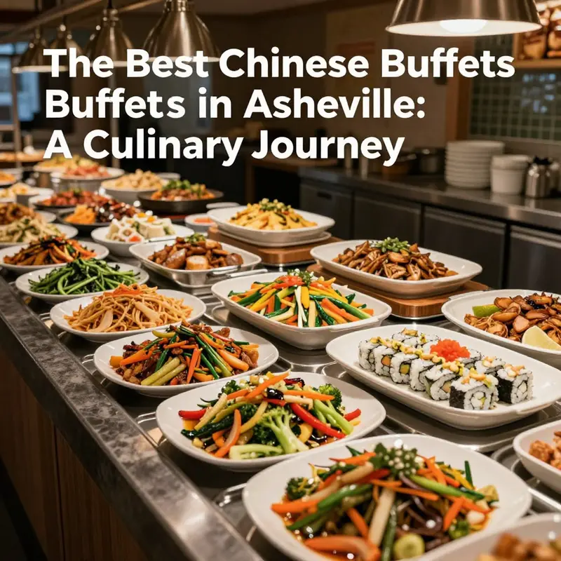 A snapshot of the extensive buffet variety at Shogun Buffet in Asheville.