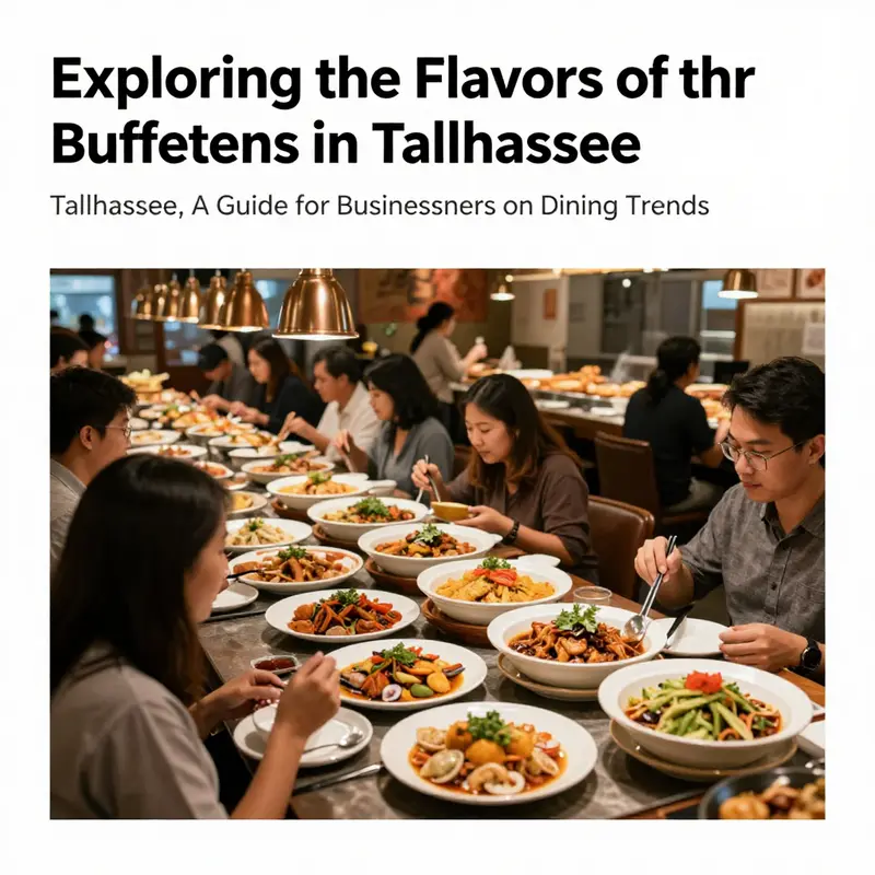 A vibrant dining area in a Chinese buffet, showcasing a diverse group of patrons enjoying a variety of delicious dishes.
