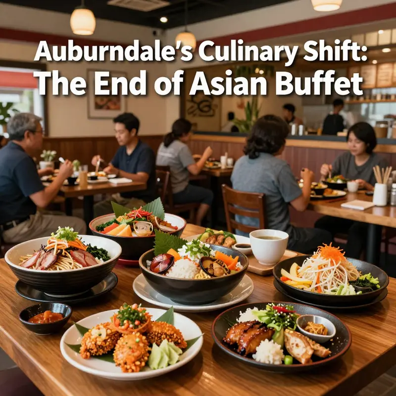 The Asian Buffet in Auburndale has permanently closed, impacting local dining options.