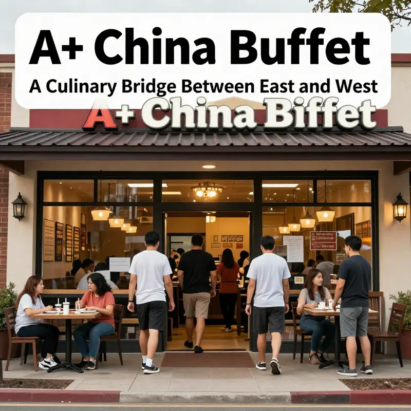 Exterior of A+ China Buffet in Tuscaloosa, depicting the entrance and ambiance of the restaurant.