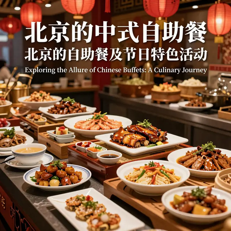 A bustling scene from a popular Chinese buffet in Shanghai, highlighting the diverse culinary options available.