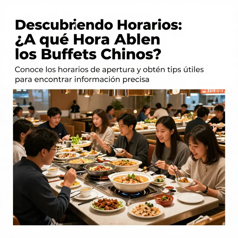 Un animado restaurante buffet chino con comensales disfrutando de comida variada.