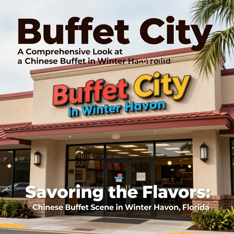 Buffet City welcomes diners with its vibrant exterior, inviting all to enjoy a diverse Chinese buffet experience.