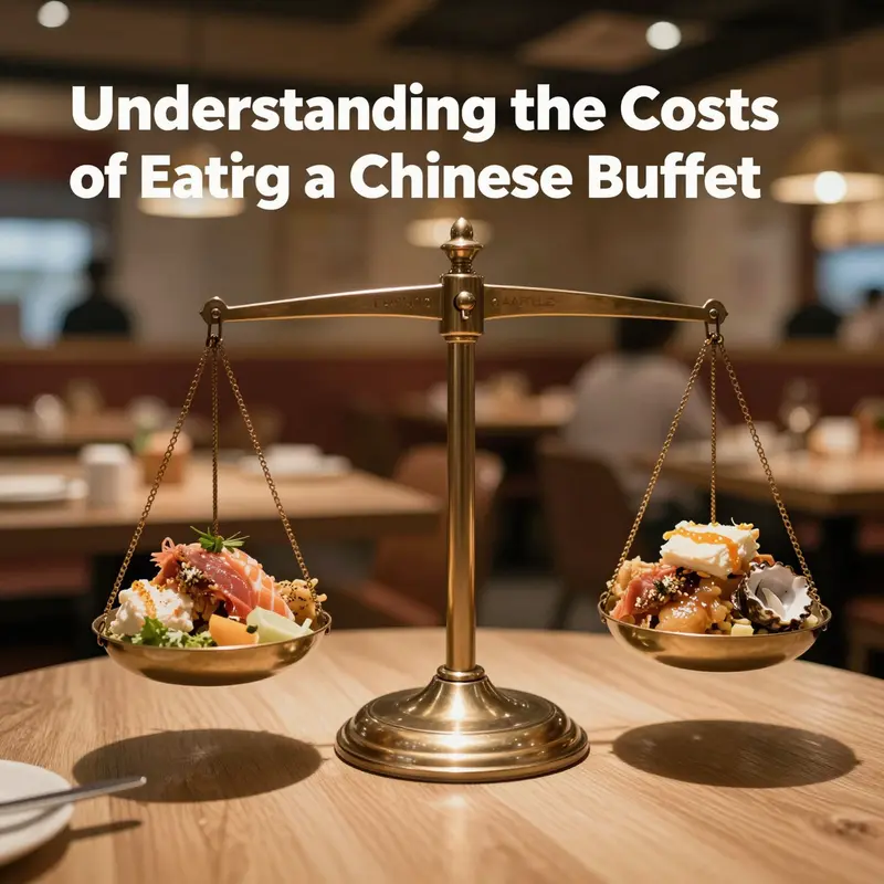 Diverse food offerings at a lively Chinese buffet highlight contemporary pricing trends.