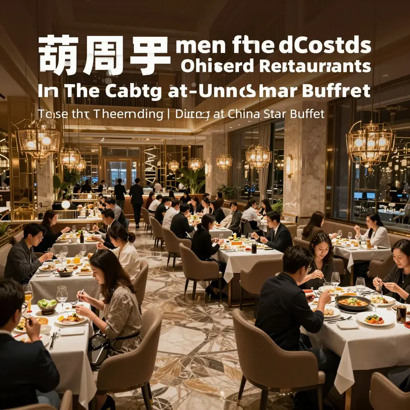 A diverse array of Chinese dishes arranged in an elegant buffet setting.