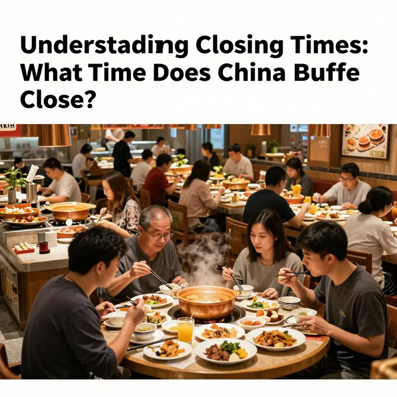 A busy China Buffet filled with customers enjoying their meals in a vibrant atmosphere.