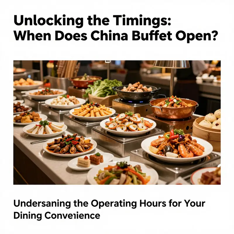 A buffet table displaying various Chinese dishes, ready for customers at China Buffet.