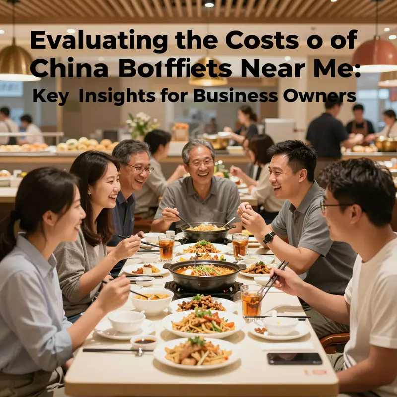 A vibrant display of a typical China buffet that highlights the variety and allure of pricing options.