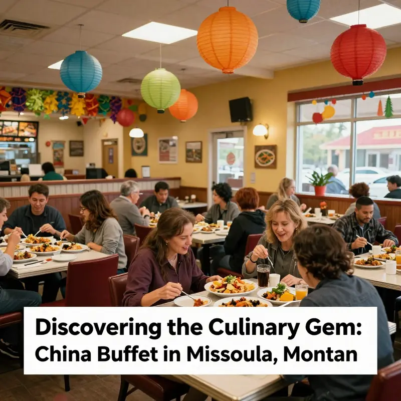 The vibrant dining experience at China Buffet, filled with happy customers and a warm atmosphere.