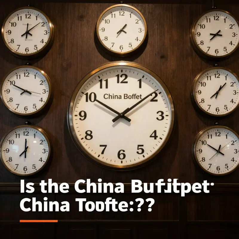Challenges in confirming operational hours for restaurants like the China Buffet.