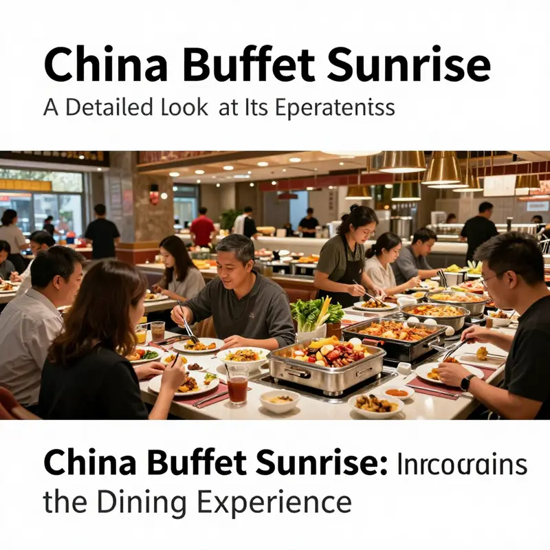 Customers enjoying a variety of dishes at China Buffet, highlighting its operational efficiencies.