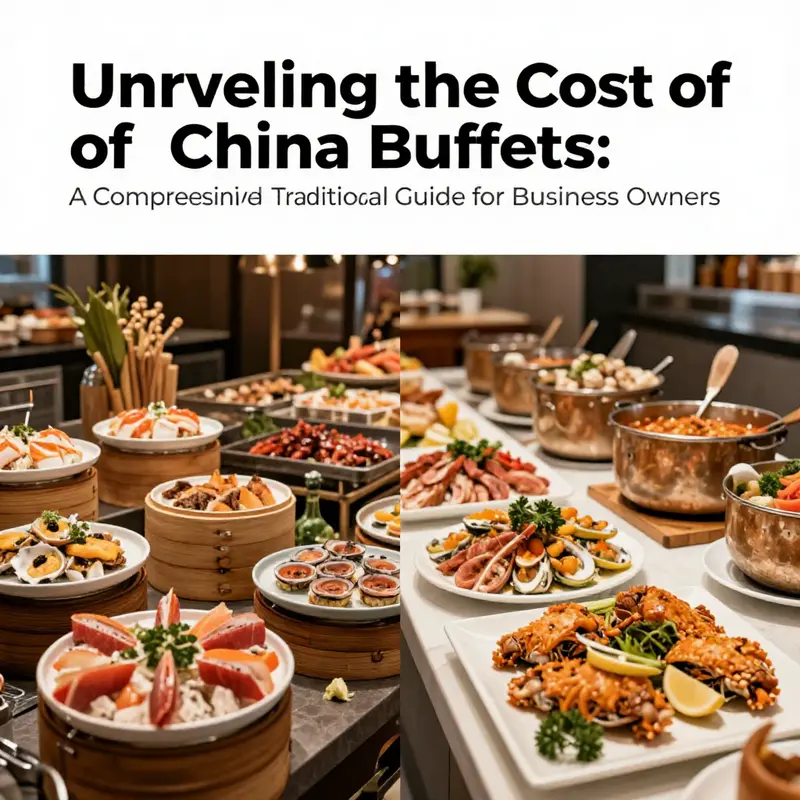 An overview of the diverse pricing found across different China Buffets, showcasing various dishes.