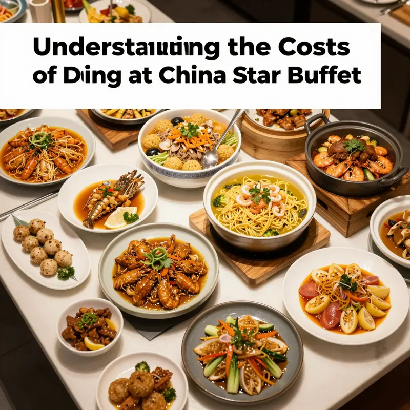 A diverse array of Chinese dishes arranged in an elegant buffet setting.