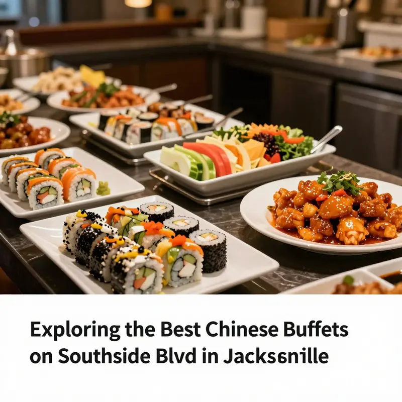 A delightful selection of dishes showcasing the variety at Chinese buffets on Southside Blvd.