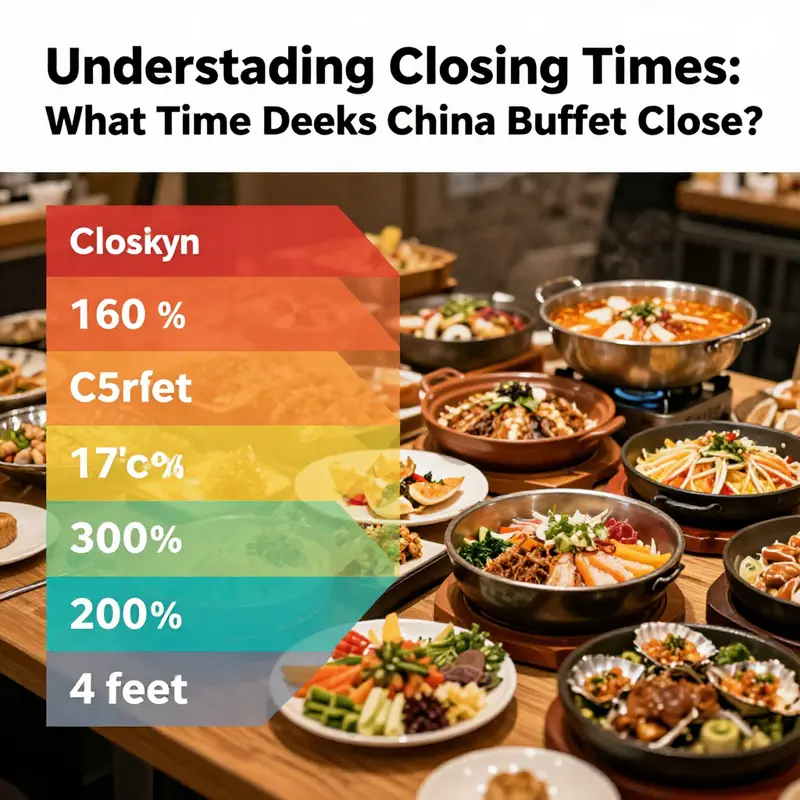 The exterior of China Buffet, highlighting its closing time at 8:30 PM.