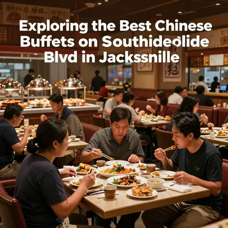 A delightful selection of dishes showcasing the variety at Chinese buffets on Southside Blvd.