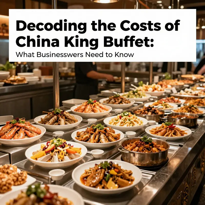 Photo of a buffet table filled with diverse dishes representing a typical dining experience at China King Buffet.