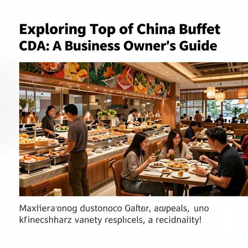 An interior view of Top of China Buffet, illustrating the friendly atmosphere and diverse dining options available.