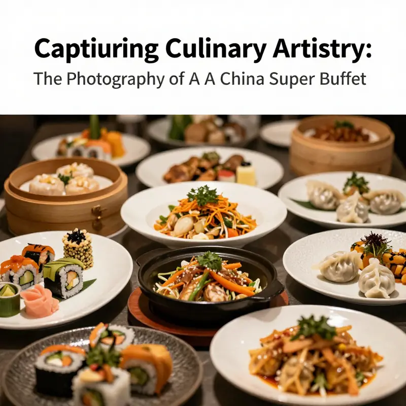 The stunning visual display of A A China Super Buffet’s dining area, illustrating the vibrant atmosphere and tastefully arranged dishes.