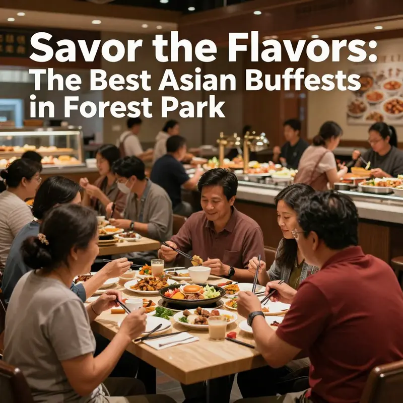 A wide selection of cuisines at Feast Asian Buffet, reflecting the rich culinary tapestry of Asian flavors.