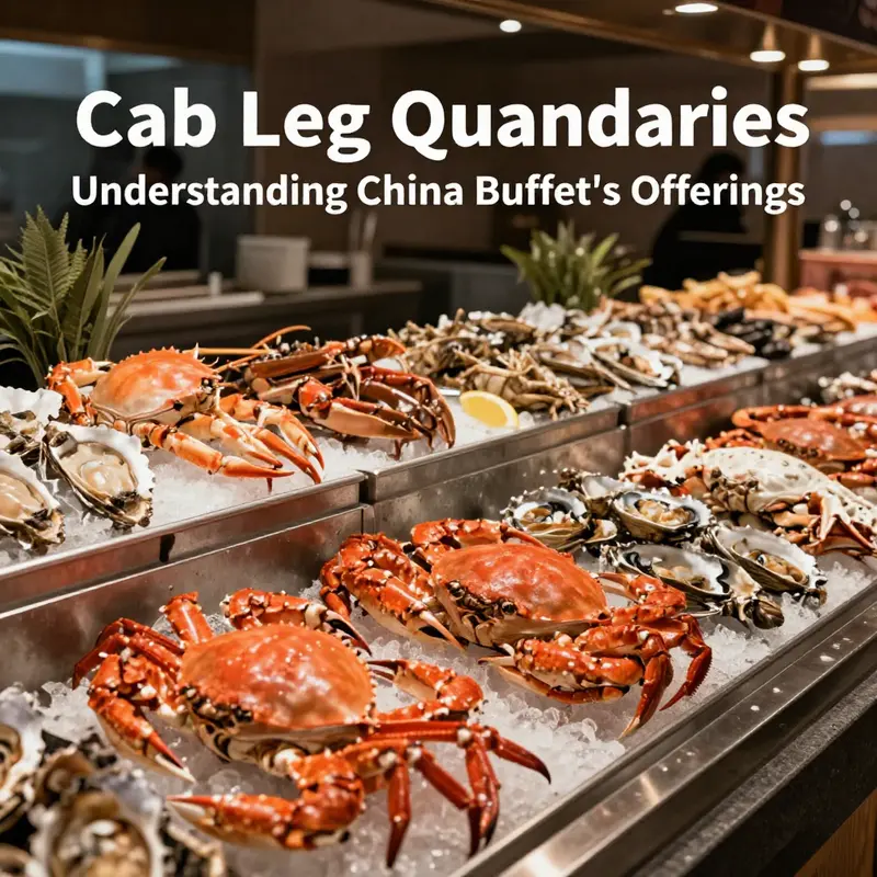A look back at the historical seafood offerings at China Buffet, particularly highlighting the presence of crab legs.