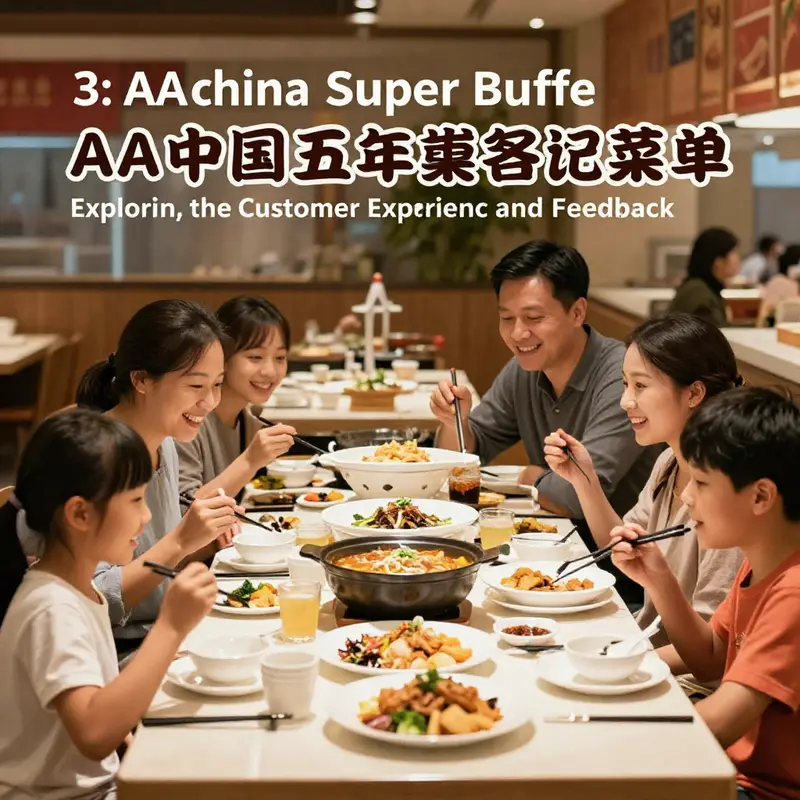 An inviting buffet spread displaying an array of dishes at AA China Super Buffet.