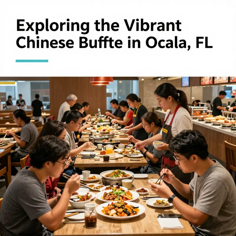 A diverse selection of enticing Chinese dishes at a buffet restaurant in Ocala, FL.
