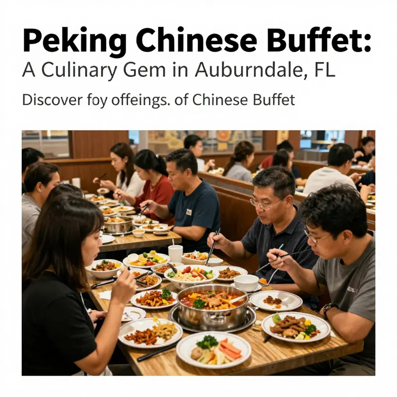 A lively dining experience at Peking Chinese Buffet, with customers indulging in a variety of dishes.