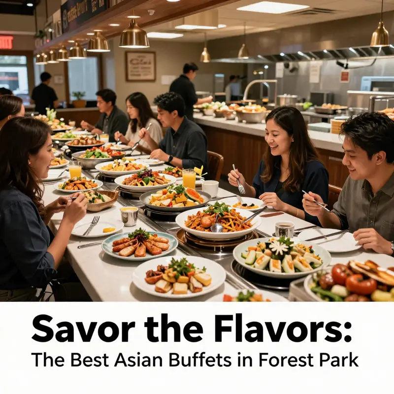 A wide selection of cuisines at Feast Asian Buffet, reflecting the rich culinary tapestry of Asian flavors.