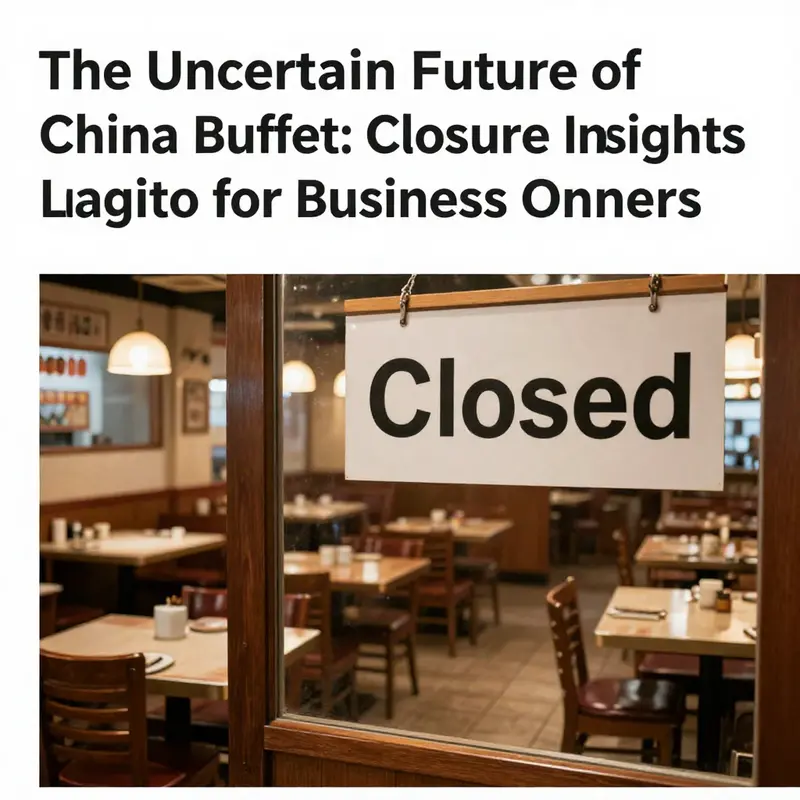 The closed entry of Mandarin Restaurant, a significant loss in the buffet dining landscape.