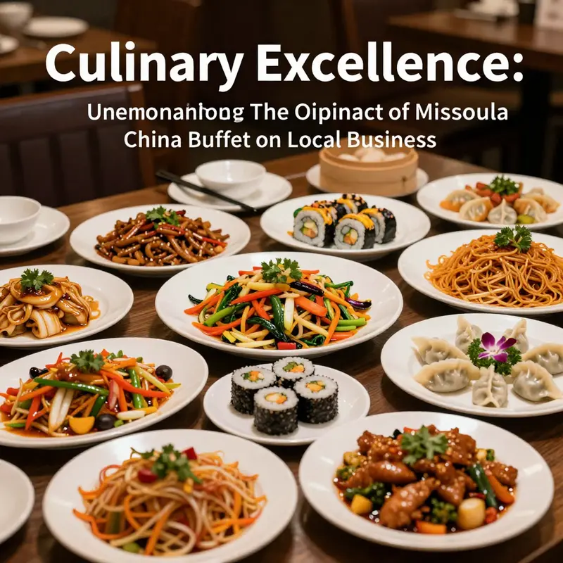 A colorful display of dishes from Missoula China Buffet, reflecting the restaurant’s rich culinary diversity.