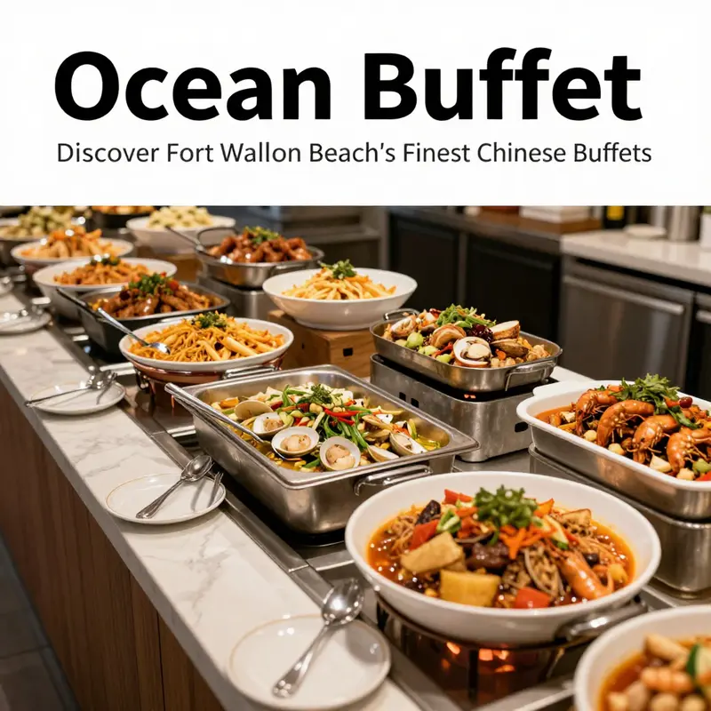 Diverse offerings at Ocean Buffet, showcasing its vibrant atmosphere and food presentation.