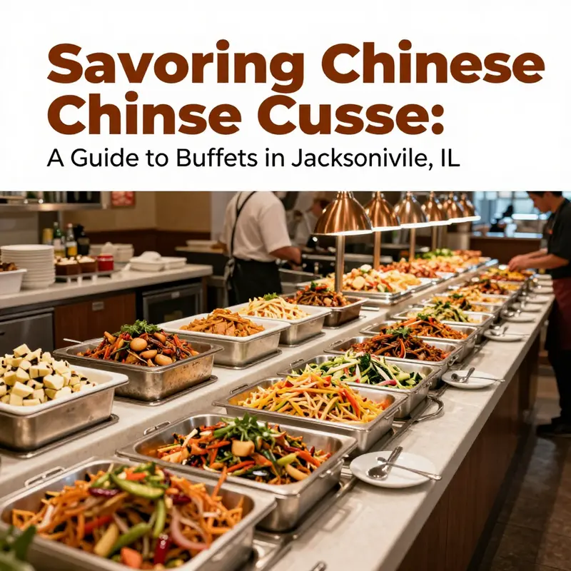 A colorful array of dishes featured at a popular Chinese buffet in Jacksonville, IL.