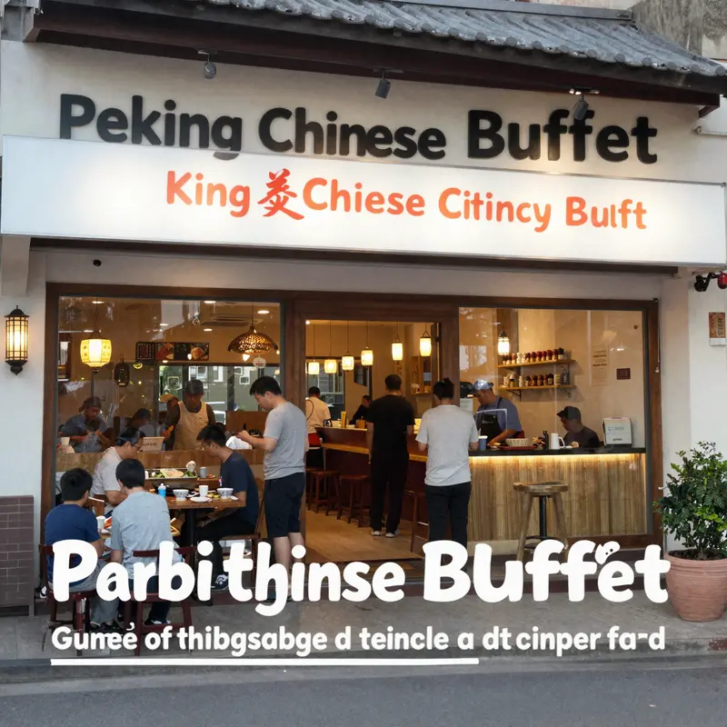 The welcoming entrance of Peking Chinese Buffet in Auburndale, FL.
