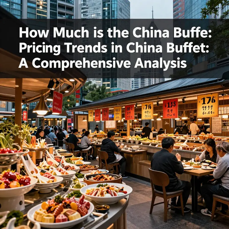 Consumer price preferences for buffets reflecting the desires of modern diners in China.