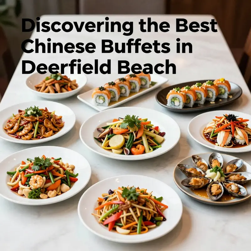 A vibrant Chinese buffet setting filled with diverse culinary offerings that cater to every palate.