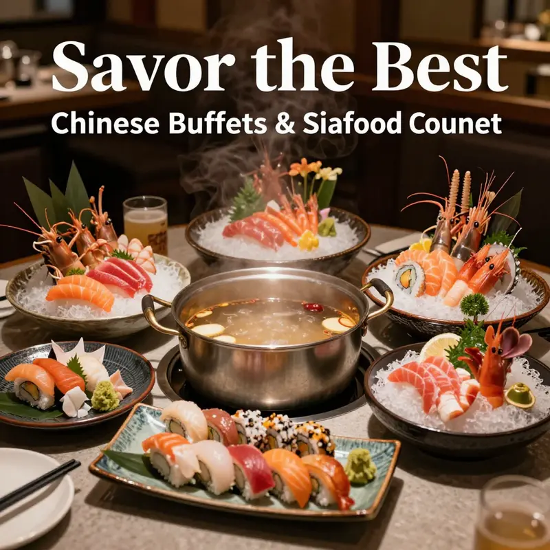 An inviting display of fresh seafood and hot pot selections at Umi Hotpot Sushi & Seafood Buffet.