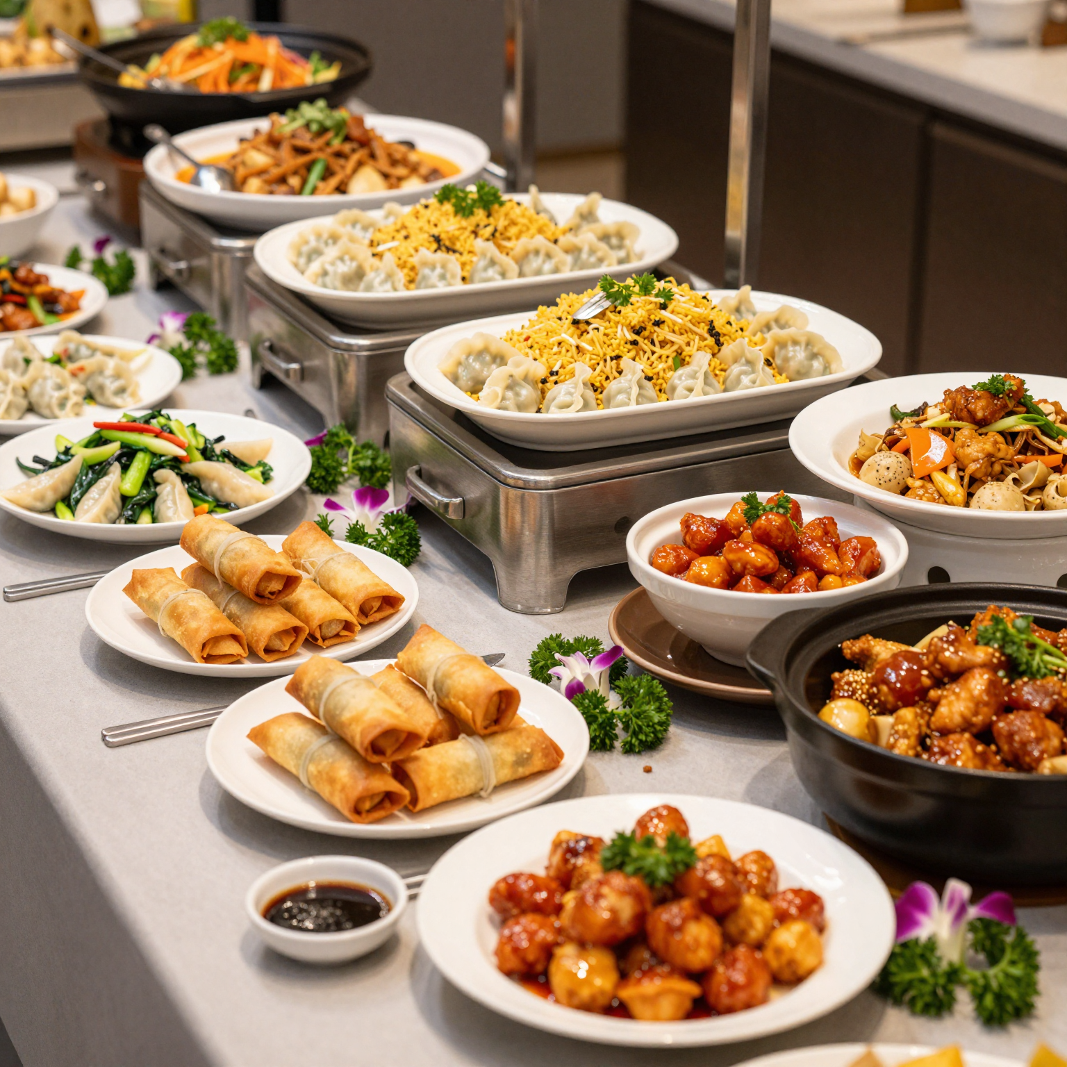 Vibrant Buffet Spread