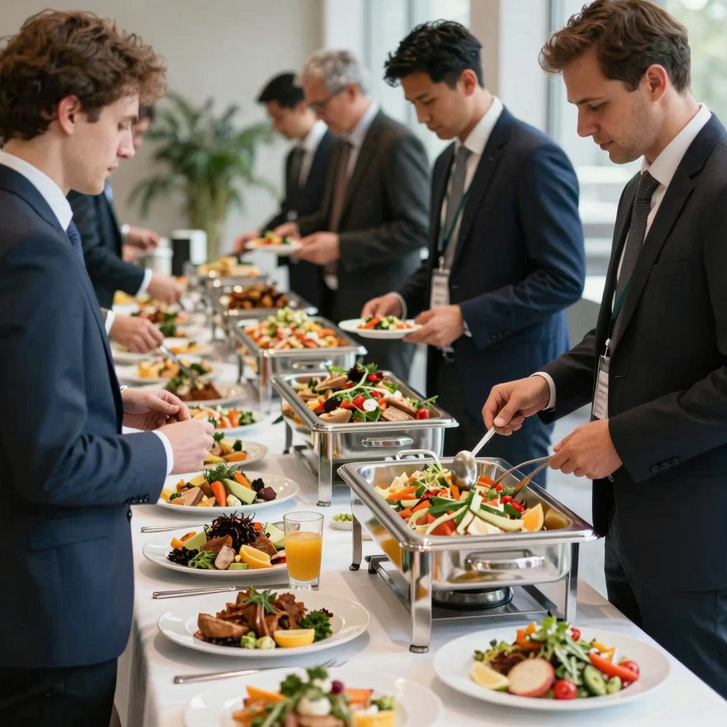 Buffet Setup for Corporate Events