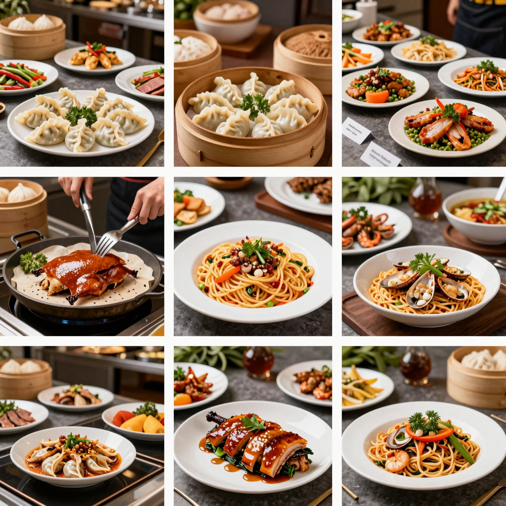China Garden Buffet Variety