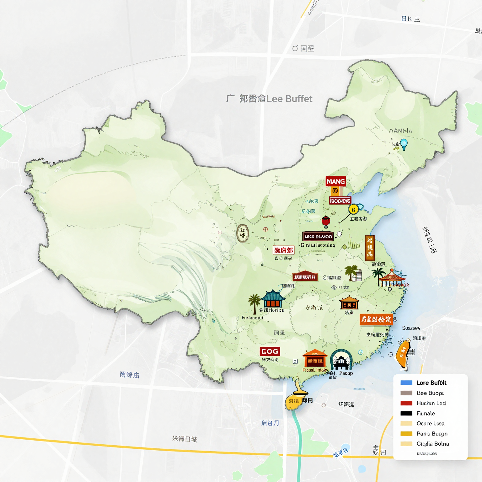 Map of Nearby Businesses