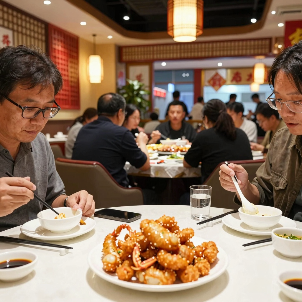 A vibrant scene at New China Buffet, emphasizing community and delightful dishes.