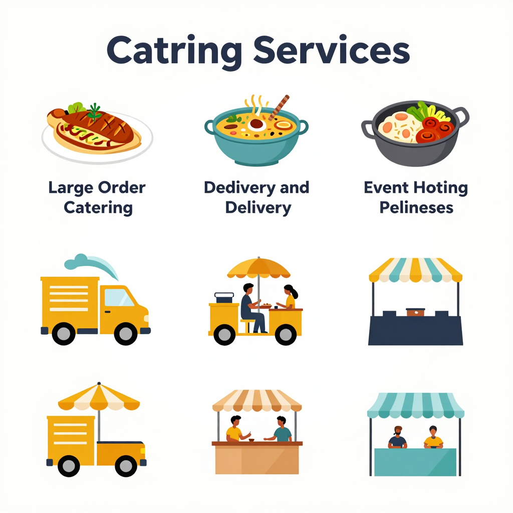 Catering Services Infographic