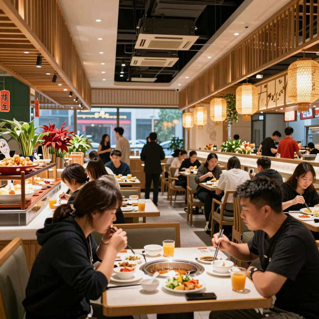 A Plus China Buffet Interior
